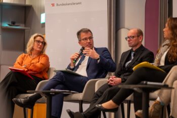 Veranstaltungsfoto vom 3. Vernetzungstreffen im Rahmen des AI Policy Forums