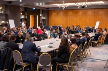 Veranstaltungsfoto vom 3. Vernetzungstreffen im Rahmen des AI Policy Forums