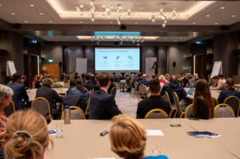 Veranstaltungsfoto vom 3. Vernetzungstreffen im Rahmen des AI Policy Forums