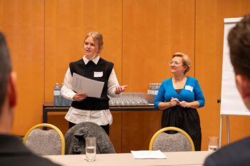 Veranstaltungsfoto vom 3. Vernetzungstreffen im Rahmen des AI Policy Forums