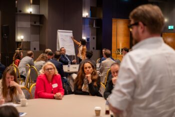 Veranstaltungsfoto vom 3. Vernetzungstreffen im Rahmen des AI Policy Forums