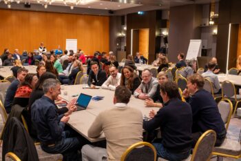 Veranstaltungsfoto vom 3. Vernetzungstreffen im Rahmen des AI Policy Forums